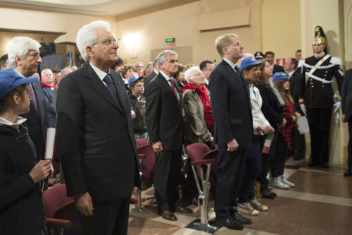 Varallo Sesia, 25 aprile 2016. Celebrazioni alla presenza del Presidente della Repubblica Mattarella