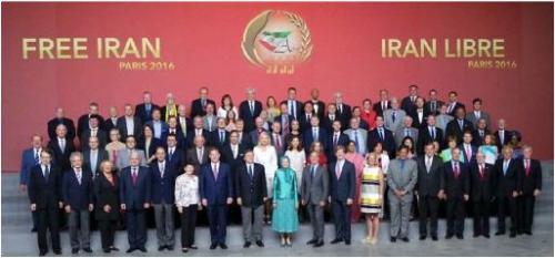 Parigi, 2016. Raduno Free Iran
