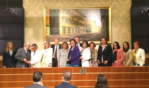 Sala Nassirya, 2017. Firma Intesa parlamentari Italia- Repubblica Dominicana