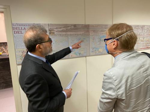 Napoli, ottobre 2020. Con il Pastore Pietro Varazzo nella chiesa Parole di Vita