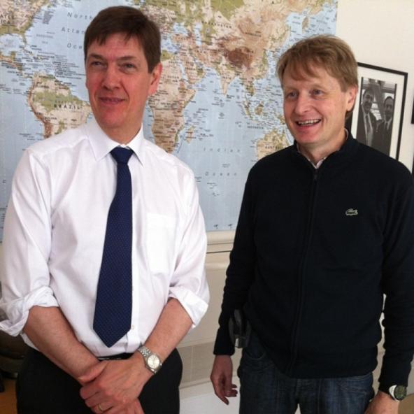 Bruxelles, luglio 2012. Con David Hobbs, Segretario Generale dell’Assemblea parlamentare NATO 