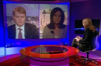 Collegamento TV alla BBC