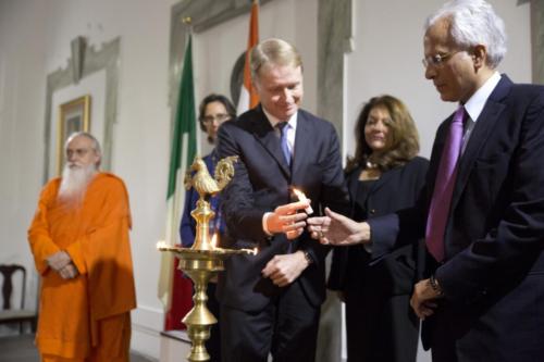 Roma, Ambasciata dell'India, novembre 2015. In occasione del Dipavali 